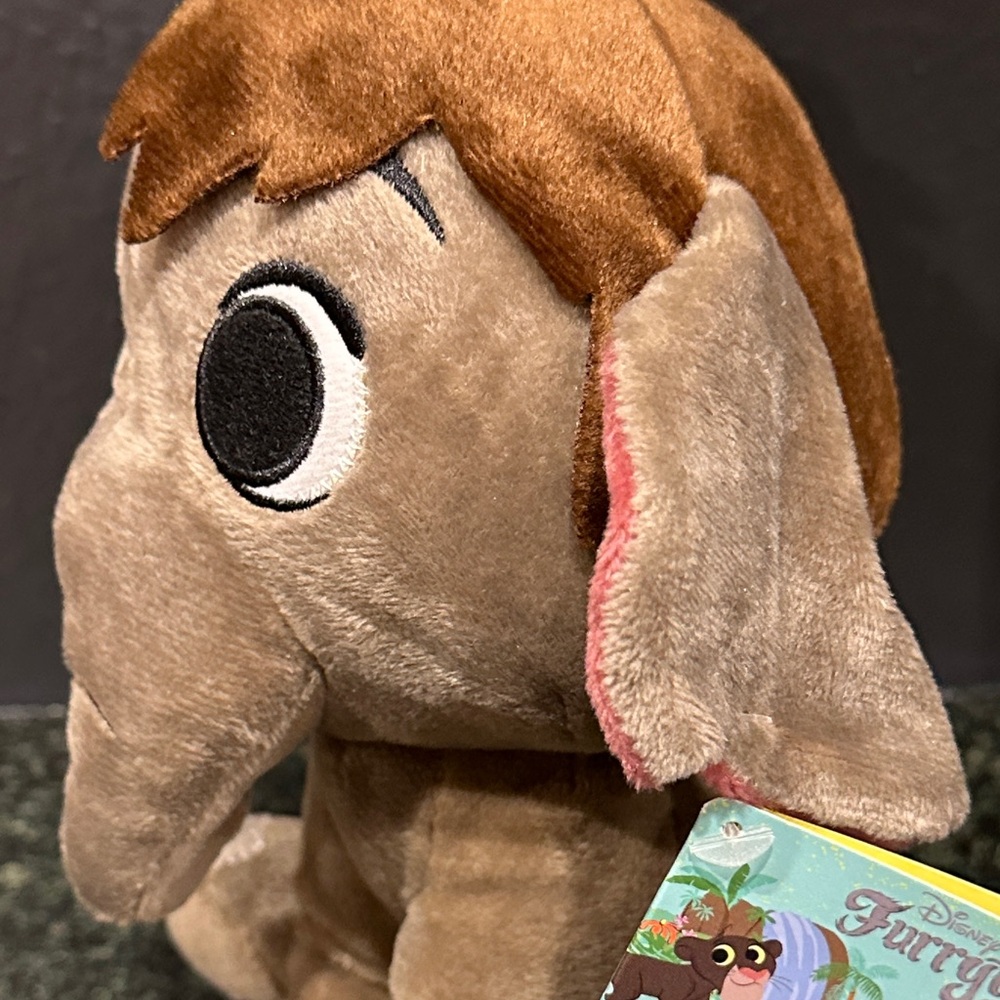 Disney Furrytale Friends Hathi baby elephant plush jungle book NWT new gift 9” - Picture 5 of 10